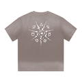 “I” Shape Gradient Washed T-Shirt