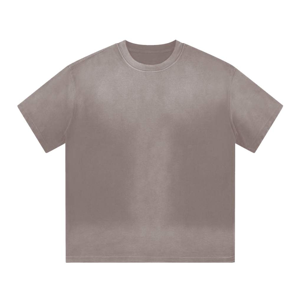 “I” Shape Gradient Washed T-Shirt