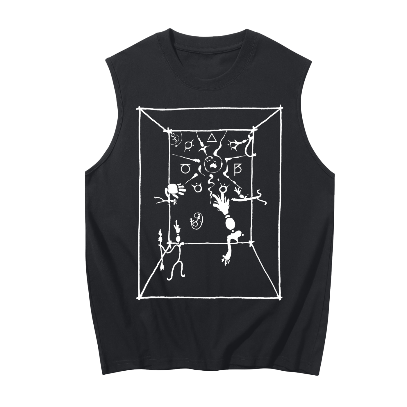 Men's Sleeveless Cotton Tank Top