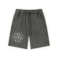 Mineral Wash Waffle Knit Shorts