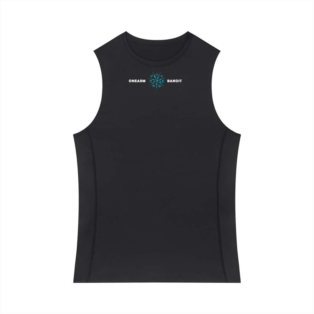 Men's Slim-Fit Topstitch Tank Top