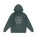 Snow Washed Loose Cotton Hoodie