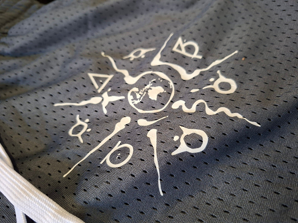 Mesh Drawstring Shorts
