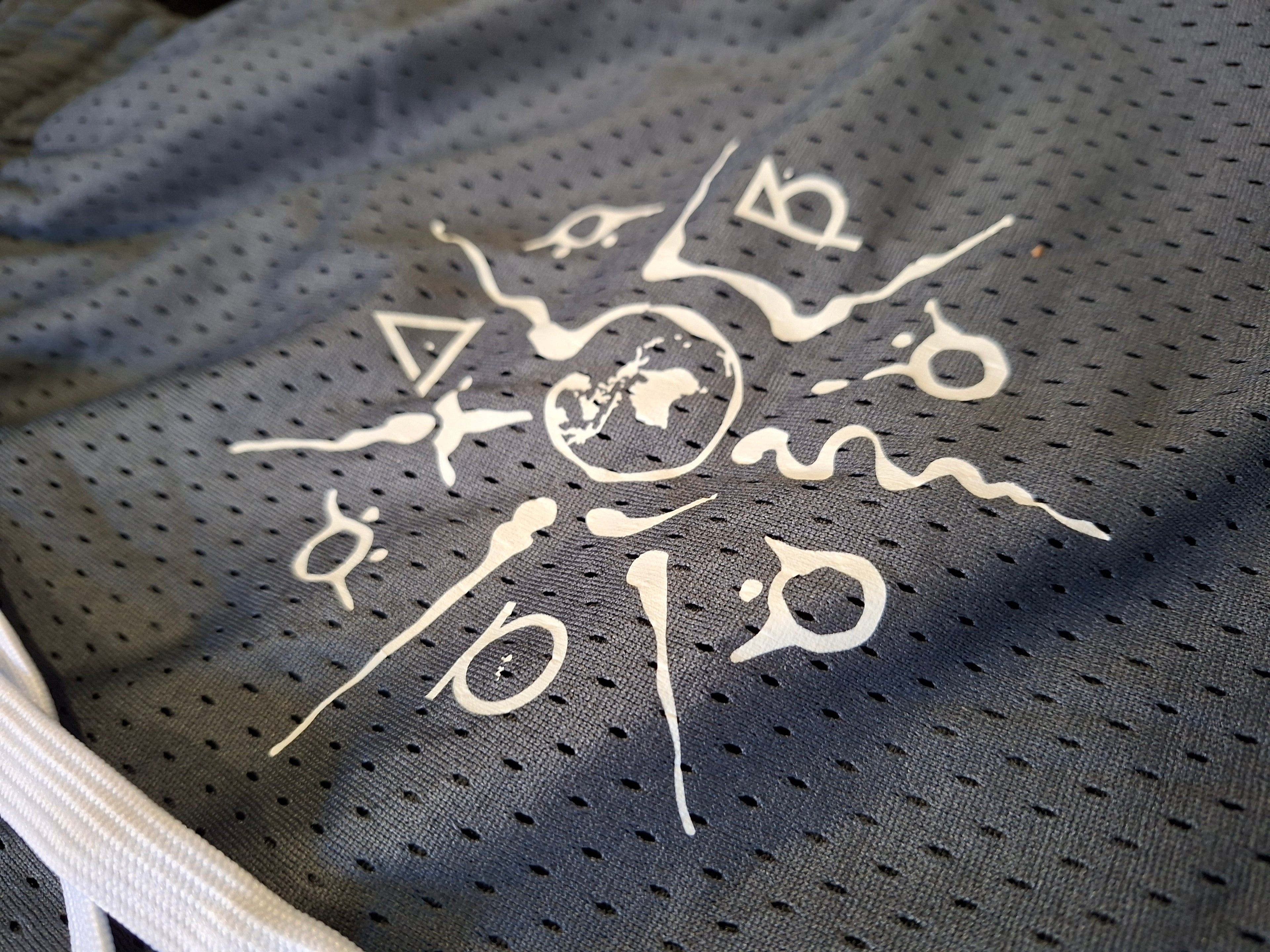 Mesh Drawstring Shorts