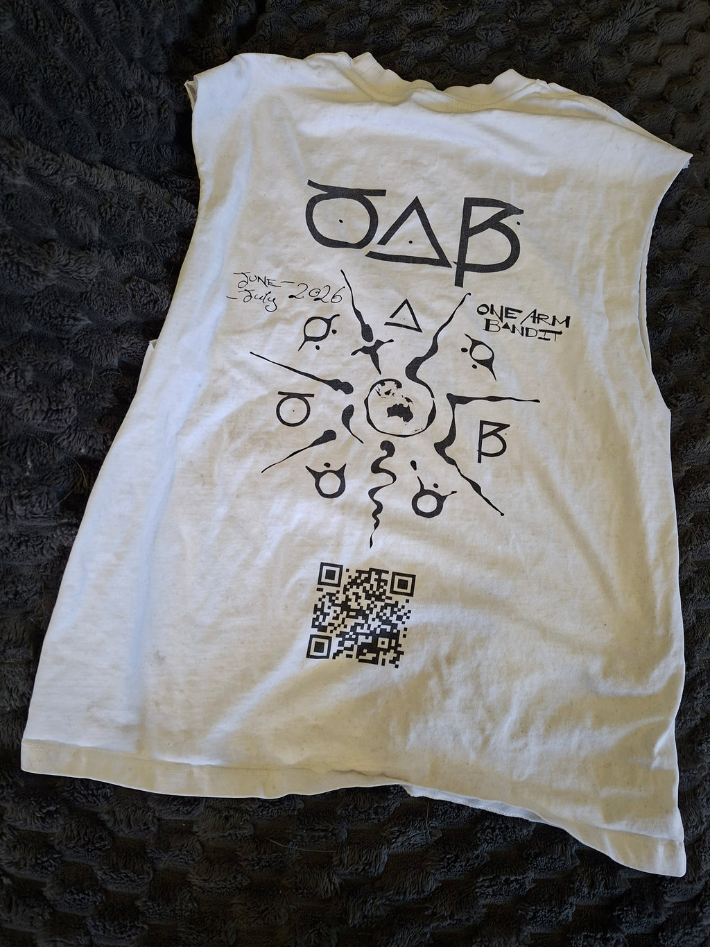 Raw Edge Cotton Tank Top
