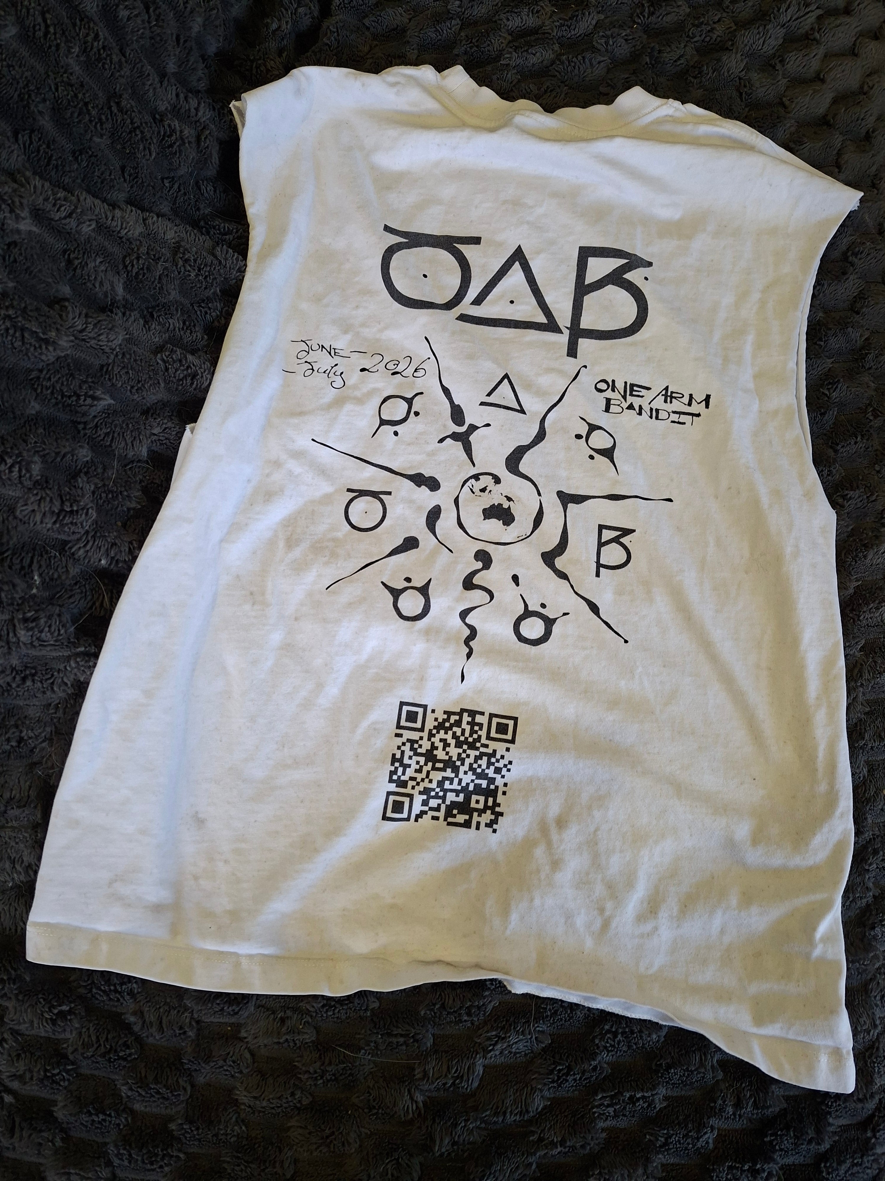 Raw Edge Cotton Tank Top