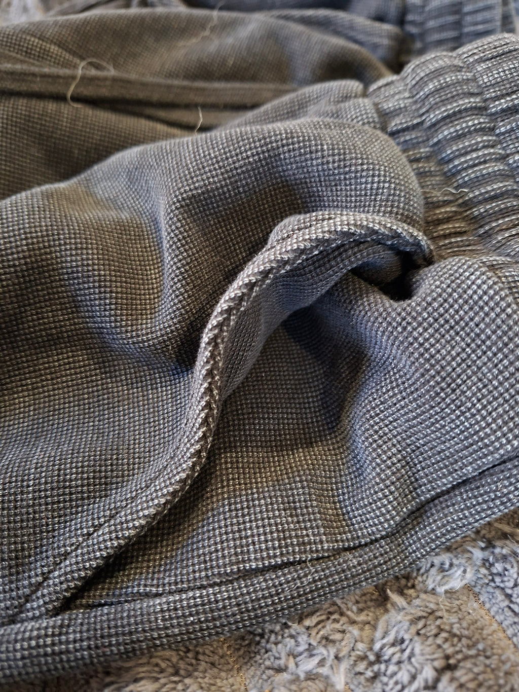 Mineral Wash Waffle Knit Shorts