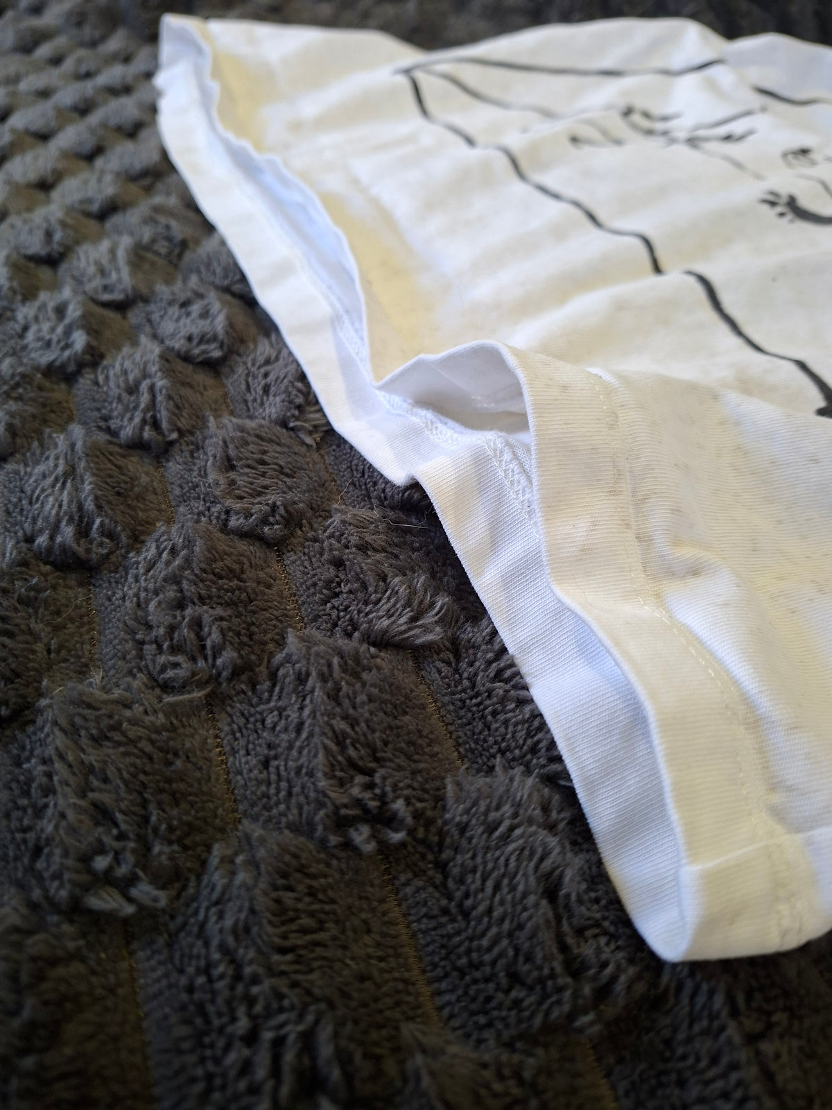 Raw Edge Cotton Tank Top